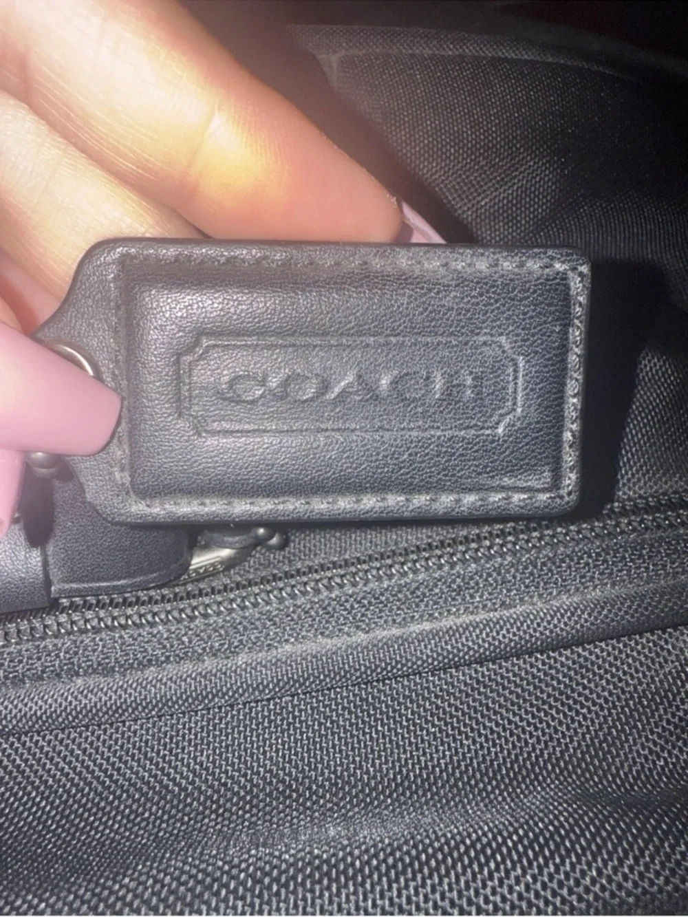 Coach Ballistic Nylon carry on spinner